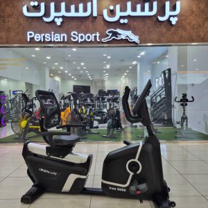 دوچرخه ثابت پشتی دار باشگاهی iron life