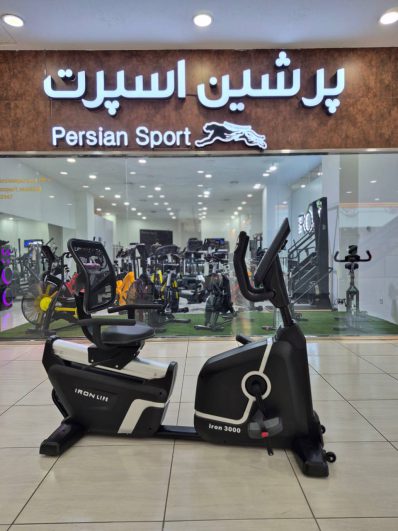 دوچرخه ثابت پشتی دار باشگاهی iron life
